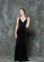 Glow By Colors - G722 Ornate Crisscrossed Sheath Gown