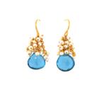 Mabel Chong - Pearl Cluster With Drop Earrings-wholesale