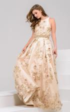 Jovani - 49964 Sleeveless Floral Embellished Evening Gown