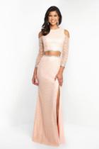 Intrigue - 449 Two Piece Jewel Sheath Dress