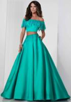 Tiffany Homecoming - 46134 Off-shoulder Two-piece Ballgown