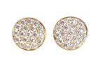 Rachael Ryen - Round Glitter Stud Earrings