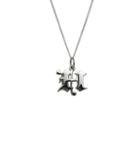 Femme Metale Jewelry - Love Letter H Charm Necklace