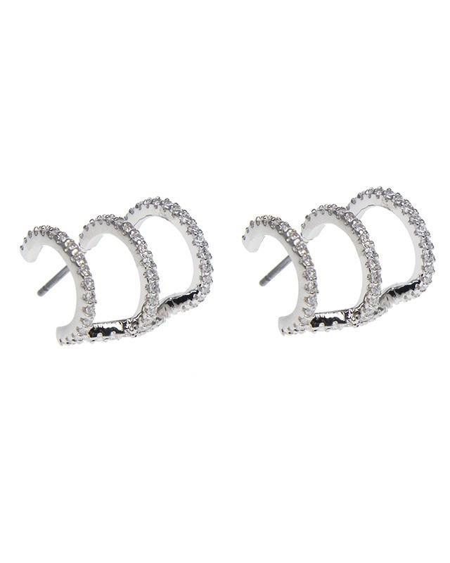 Cz By Kenneth Jay Lane - Triple Hoop Ear Cuff 10321375624
