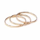 Vanessa Lianne - 14kt Gold Hammered Stacking Ring