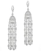 Cz By Kenneth Jay Lane - Waterfall Pierced Earring