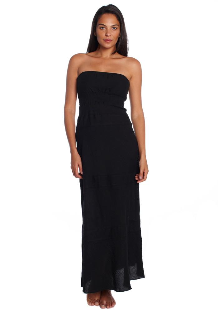 Debbie Katz - Dk Signature Gauze Strapless Maxi Dress