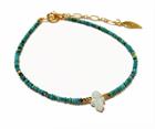 Montce Swim - Bara Boheme X Beaded Hamsa Bracelet (turquoise)