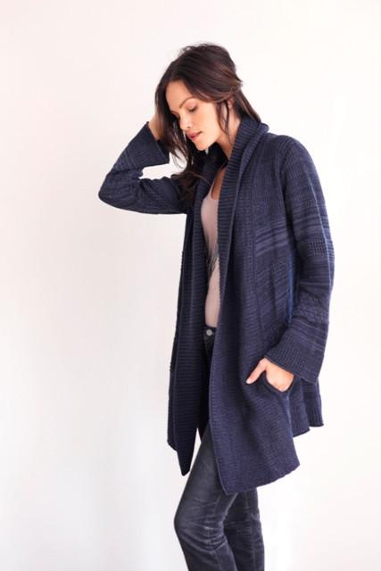 Goddis - Leila Oversized Cardigan In Deep Royal Blue
