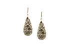 Tresor Collection - Oraganic Diamond Briolette Earrings In 18k Yellow Gold