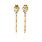 Logan Hollowell - Lh X Fs Chain Diamond Earring Pair