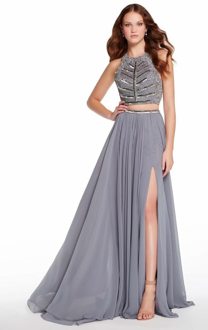 Alyce Paris - 60197 Strappy Two Piece Halter Evening Gown