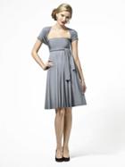 Dessy Collection - Lbtwist Dress In Platinum