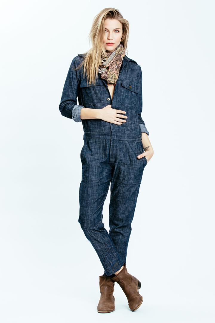 Karen Zambos - Denim Spencer Jumpsuit