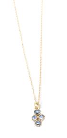 Nina Nguyen Jewelry - Rose Cut Quadruple Diamond Gold Necklace