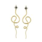 Elizabeth Buenaventura - Royal Snake Pave Earrings