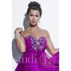 Studio 17 - Strapless Sparkling Sweetheart Empire Long Gown 12508