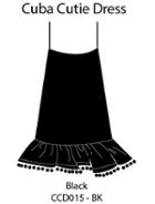 Nicolita Swimwear - New! Cuba Cutie Pom Pom Dress In Black