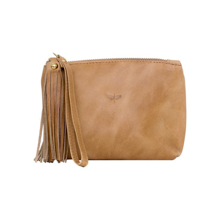 Clhei - Coin Purse In Aged Tan
