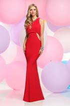 Zoey Grey - Bead Embellished High Neck Jersey Dress 30813