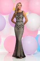 Zoey Grey - Sleeveless Lace Long Dress 31000