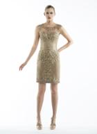 Sue Wong - N5433 In Caramel