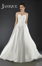 Janique - C1467 Dress In Ivory