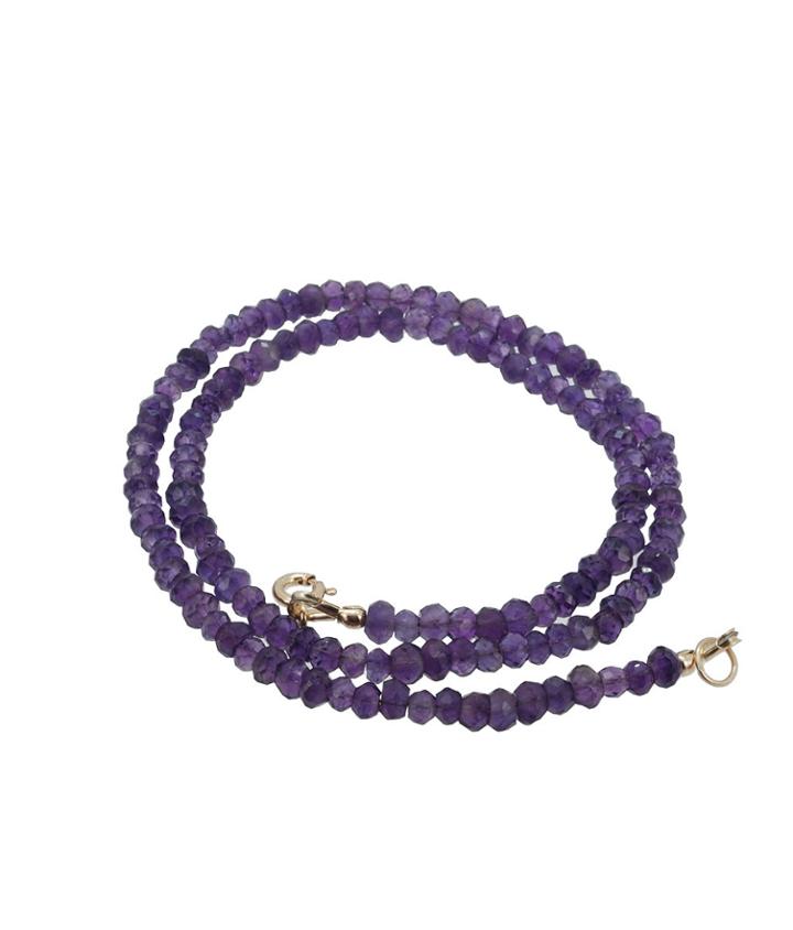 Lori Kaplan Jewelry - Amethyst Double Wrap Bracelet