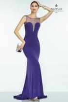 Alyce Paris B'dazzle - 35797 Dress In Purple