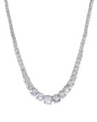 Cz By Kenneth Jay Lane - Graduated Round Necklace 8108135048
