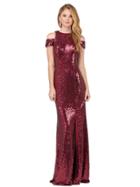 Dancing Queen - Fitted Cold Shoulder Evening Dress
