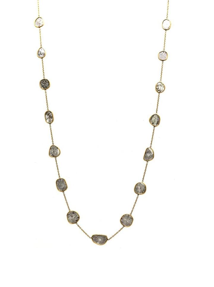 Tresor Collection - Organic Diamonds Necklace In 18k Yellow Gold