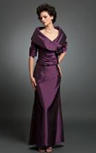 Daymor Couture - Ruched Bodice Long Gown 232