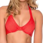 Luli Fama - Cosita Buena Underwire Halter Top In Luli Red (l17687)