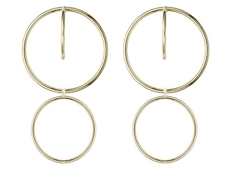 Bonheur Jewelry - Abby Gold Earrings