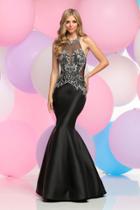 Zoey Grey - Beaded High Halter Neck Mermaid Dress 31087
