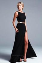 Ieena For Mac Duggal - 25032 Cap Gown In Black