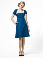 Dessy Collection - Lbtwist Dress In Cerulean