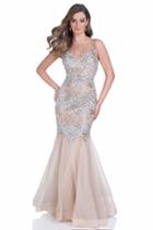 Terani Couture - Stunning Jeweled Bodice Mermaid Gown 1611p0705