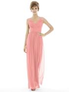 Alfred Sung - D693 Bridesmaid Dress In Apricot