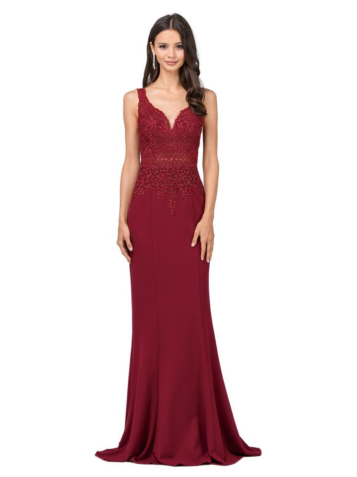 Dancing Queen - Beaded Fitted Evening Dress
