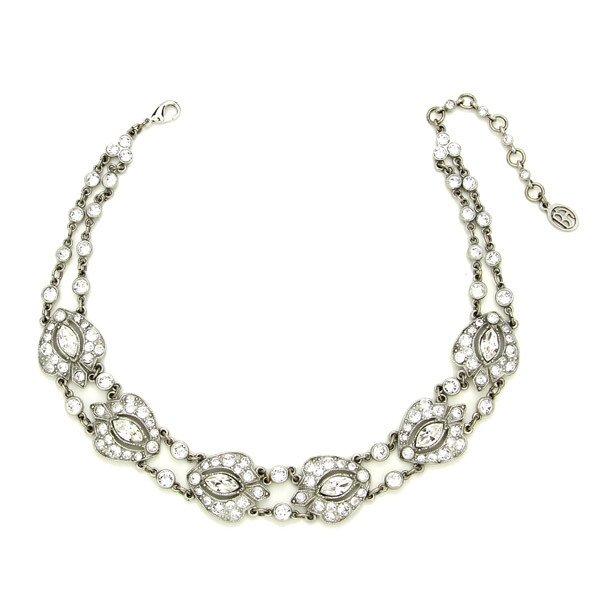 Ben-amun - Crystal Deco Damask Necklace
