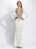 Baccio Couture - Hellen - 3182 Painted Long Dress