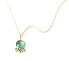 Nina Nguyen Jewelry - Fond Emerald 14k Gold Necklace