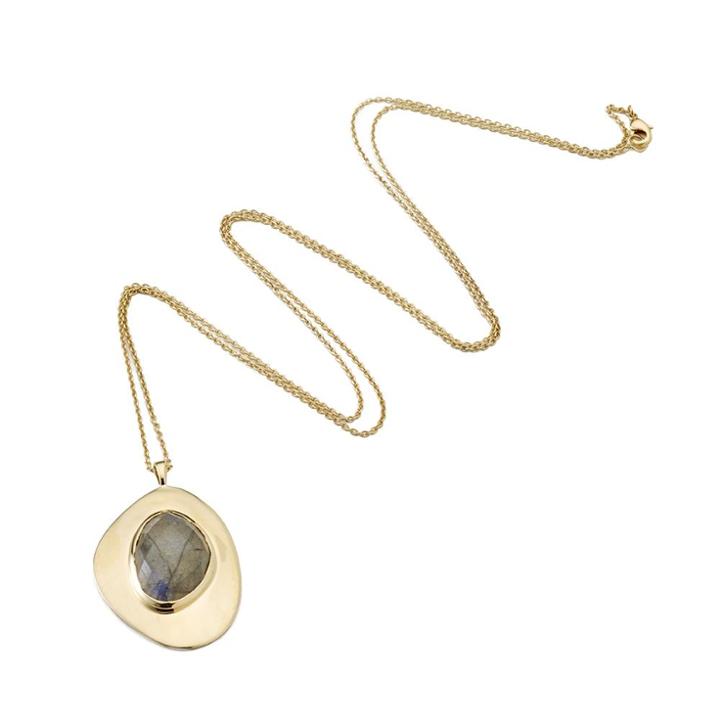 Margaret Elizabeth - Santo Pendant Necklace Labradorite