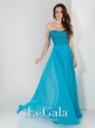 La Gala Prom By Mon Cheri - 116584 Long Dress In Teal