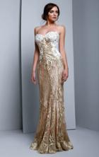 Beside Couture By Gemy - Bc1326 Embellished Strapless Sweetheart Evening Gown