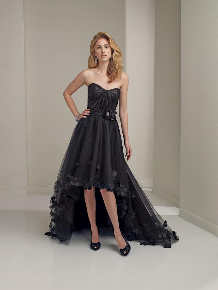 Destinations By Mon Cheri - 211189 Long Dress In Black