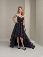 Destinations By Mon Cheri - 211189 Long Dress In Black