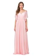 Dancing Queen - Ruched V-neck A-line Dress